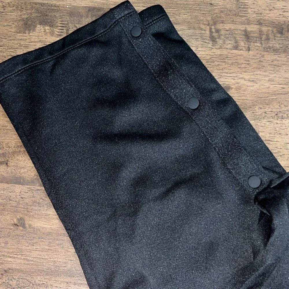 GAP KIDS Black Athletic Track Pants Sweats Size XL 12 New NWT 3‎ Bottom Snaps